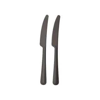 Papstar Mehrweg-Messer 19,7 cm 200 St. Schwarz