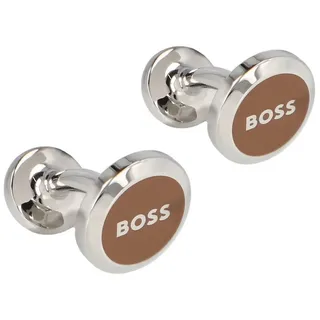 BOSS Manschettenknöpfe, Messing beige|braun