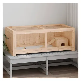 vidaXL Kleintierkäfig 104 x 52 x 38 cm braun