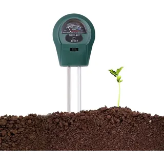 Melko 3 in 1 Messgerät für Pflanzen PH Wert Bodentesteer Licht (Keine Batterie Erforderlich) Bodentester