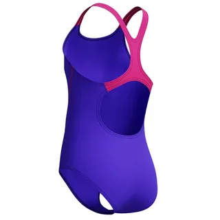 Speedo Medley Logo Badeanzug / Indigo Glow - 5-6 Jahre