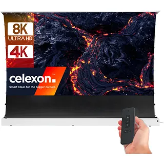 Celexon CLR UST Hochkontrast Bodenscheren Leinwand - HomeCinema V2.0, 100" weiß