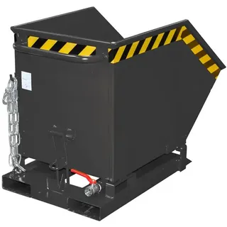 Bauer Südlohn Späne-Kippmulde SKK 250, lackiert, Schwarzgrau