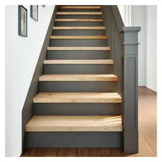 vidaXL Treppenstufen 12 Stk. Unbehandelt 70x30x2 cm Massivholz Eiche