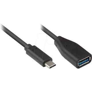 Good Connections USB-C auf USB-A 0,1 m Schwarz