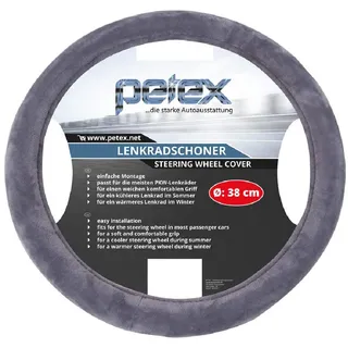 PETEX Design 1108 Lenkradbezug Silber 36 - 38 cm
