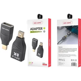 Robuster und langlebiger 8K Adapter - Schwarz KP34831 - Schwarz