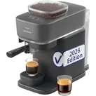 PHILIPS BARISTINA Espressomaschine "BAR305/60 mit Mahlwerk für ganze Bohnen", schwarzgrau, 1, Kaffeemaschinen, 16 bar Pumpendruck, Schwarzgrau, Espressomaschine