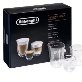 De'Longhi DeLonghi Essence doppelwandige Thermogläser-Set, 6-tlg. (DLSC302)