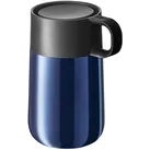 WMF Thermobecher 300 ml IMPULSE TRAVEL MUG, Blau - Edelstahl 18/10 - Polypropylen - 300 ml - doppelwandig - mit Henkel