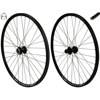 Redondo 28 Zoll Laufrad Set Hinterrad Vorderrad Disc Felge Schwarz