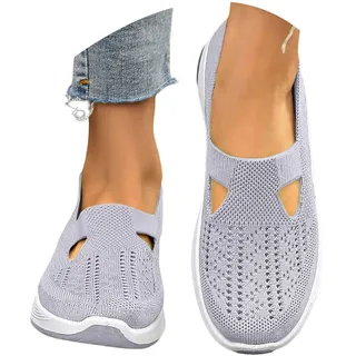 Orthopädische Schuhe Damen Wanderschuhe Damen Schuhe Sommer Leicht Weite H Vermascht Walkingschuhe Atmungsaktive Lässige Komfort Laufschuhe Bequeme Outdoor Sommerschuhe Turnschuhe Barfußschuhe - 42 EU