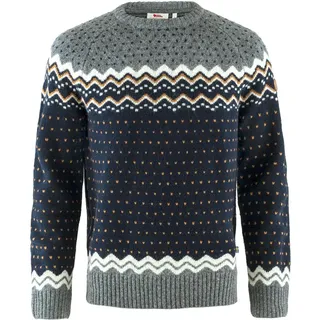 Fjällräven Övik Knit Sweater Herren Sweatshirt, Dark Navy - M