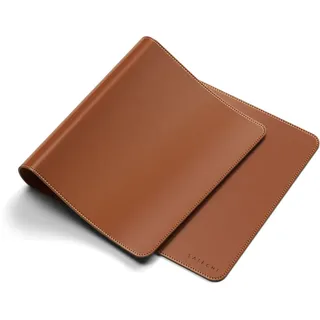Satechi Vegan-Leather Premium Desk Mat Braun