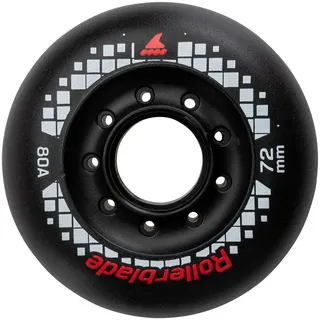 Rollerblade Apex 4er Pack Rollenset 2026 black - 72mm/80A