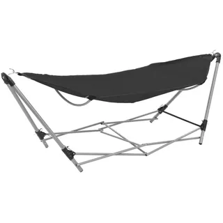 vidaXL Hängematte 241,0 cm Schwarz