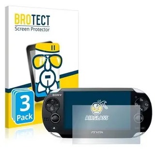 3x BROTECT AirGlass Schutzglas Folie für Sony Playstation PS