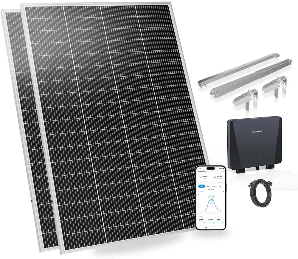 SUNSHARE Ray Lite Balkonkraftwerk bis 1200W Solar Module + Halterung, leicht & platzsparend
