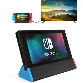 SiWiQU Switch Docking Station Kompatibel für Nintendo Switch/OLED, Switch TV Dock mit 4K HDMI Port Type-C 2xUSB Port, Switch Ladestation Ständer Ersatz für offizielle Switch Dock [Nicht für Switch 2]