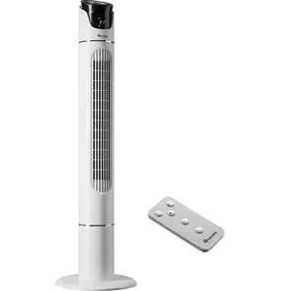 Tectake Turmventilator 110 cm Weiß
