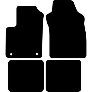 Kovvar Fußmatten passend für FIAT Panda 169 2003-2012 Passend zur Ausführung: 169 | DualogicAutomatik | Qualität: Comfort