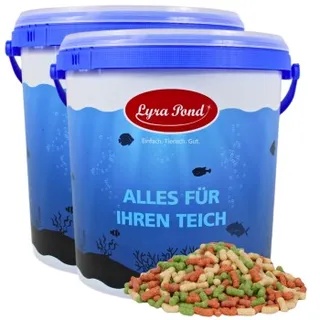 Lyra Pet 2 x 10 Liter Lyra Pond® Pond Colour Sticks Mix im Eimer