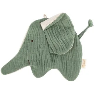 Sigikid 39798 - Musselin Knistertuch Elefant Tiny Tissues, Materialmix, Babyspielzeug