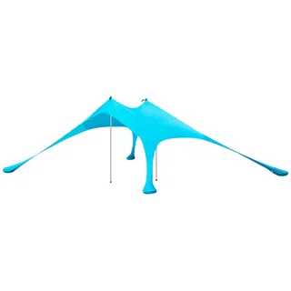 SoBuy Sonnensegel Hellblau Metall, Textil, 300x300 cm, Sonnen- & Sichtschutz, Sonnensegel