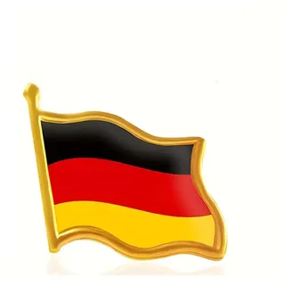 Wisafory 20 Stück Flaggen Pin Broschen Anstecknadel Anstecker Flagge Abzeichen Nationale Brosche Metall Flaggen Pins Anstecknadelabzeichen für Kleidung und Taschen Deutschland