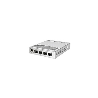 MikroTik CRS305-1G-4S+in Netzwerk-Switch Managed Gigabit Ethernet (10/100/1000) Ethernet-Verbindung, unterstützt Stromversorgung über diesen Port (PoE) Weiß