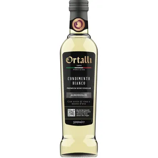 Ortalli – Weißer Balsamico-Essig | Dichte 1,10 | Ideal für Salate, Fleisch und Fisch | 500 ml