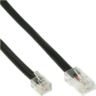 InLine Modularkabel, RJ45 zu RJ12 Stecker / Stecker, 6-adrig, 3m
