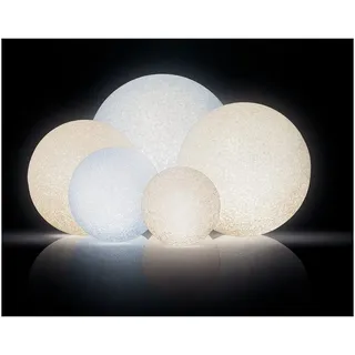 Mojawo Dekokugel Ø Ø12cm aus Kunststoff Bruchglas-Optik-MYW53072