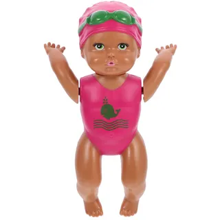 JOINPAYA Schwimmpuppe Uhrwerk Schwimmende Babypuppe Poolspielzeug Für Kleinkinder Badepuppe Zum Aufziehen in Der Badewanne Spielzeug Für Kinderschwimmbäder Badespielzeug Stoff Colorful