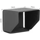 SmallRig Sonnenblende für Sony Alpha 7S III / Alpha 7C / ZV-1 / FX3 Kamera 3206
