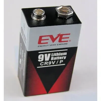 EVE 9V Lithium CR9V/P Rauchmelder Batterie