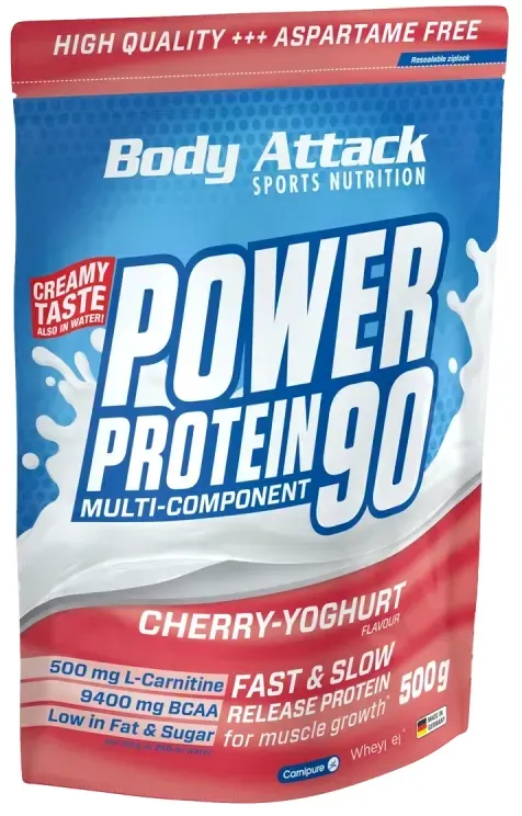 Body Attack - Power Protein 90 - 500gCherry Yoghurt