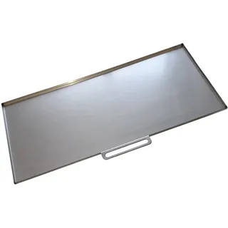 EWH Edelstahl Fettauffangblech/Fettwanne/Fettschublade für Gasgrill Enders Boston Black 3 Pro (510x265x10 mm) aus Edelstahl (Bitte unbedingt Maß prüfen !)
