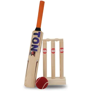 SS Cricket Set | Complete Cricket Gear Set for Kids | Size: One Size | Color: Multicolor | Material: Plastic | Complete Economy Cricket Set