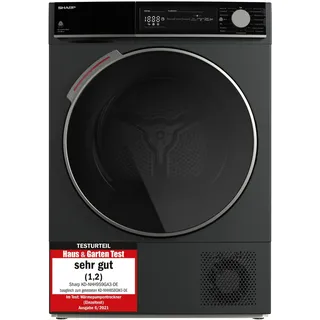 Sharp KD-NHH9S9GA3-DE Wärmepumpentrockner (9 kg)