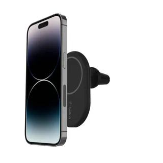 Belkin BoostCharge drahtloser magnetischer Kfz-Telefon-Halter, Kfz ladegerät, Auto Ladegerät, kompatibel mit MagSafe-fähigem iPhone 17, Air, 16, 15, 14, 13, 12, Pixelsnap (inkl. Kabel)