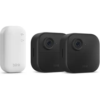 Blink Outdoor 4 - Netzwerk-Überwachungskamera - Außenbereich, Innenbereich - witterungsbeständig - Farbe (Tag&Nacht) - 1080p - Audio - drahtlos ... - Schwarz