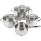 Kochtopfset WMF Provence Plus Edelstahlfarben 7-teilig