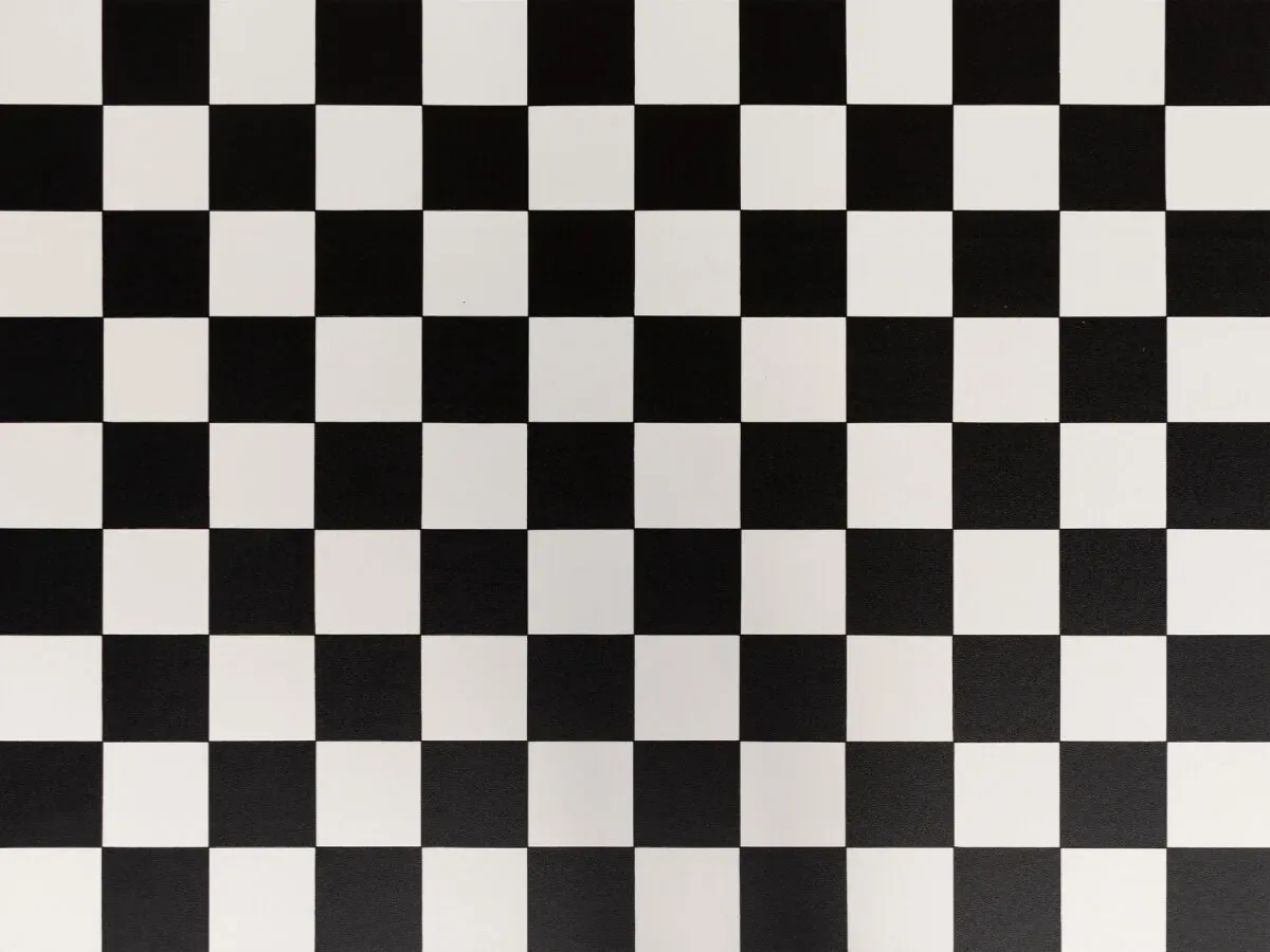PVC Boden TRONTO | Schachbrett | 2,00m Breite