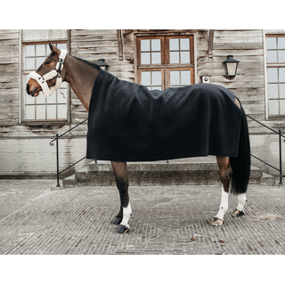 Kentucky Horsewear Fleecedecke Square Heavy Schwarz 140 x 120cm