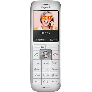 Gigaset CL660HX - design DECT-Mobilteil mit Ladeschale - Fritzbox-kompatibel - hochwertiges Schnurloses Telefon für Router und DECT-Basis, weiß [Deutsche Version] [Ohne Basis]