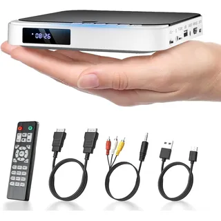 Desobry Mini-Dvd-Player HDMI Kompakter Dvd-Player Für Alle Regionen Kleiner Brea