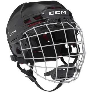 Ccm Tacks 70 Helm Combo Junior schwarz