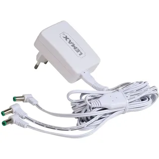 Lemax 4.5V 3-Output Adapter White Fixed EU Plug V.2