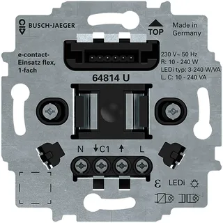 Busch-Jaeger e-contact-Einsatz flex 1-fach 230 V